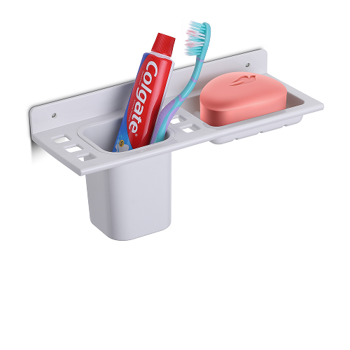Soap Dish + Tooth Brush Tumbler