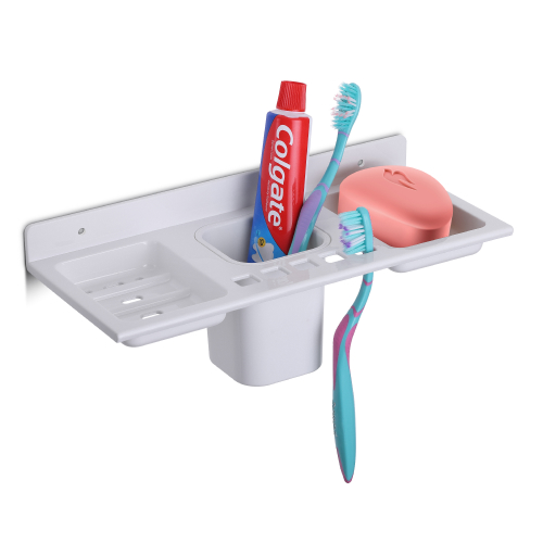 Double Soap Dish + Tooth Brush Tumbler